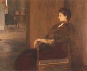 Portrait of Madame de Bauer, Fernand Khnopff